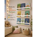 Ver imagem 4 de Prateleira Montessori Infantil 60cm Expositor de Livros