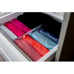 Organizador de Gavetas Armários Plástico Colmeia C80/6 Cristal - 2
