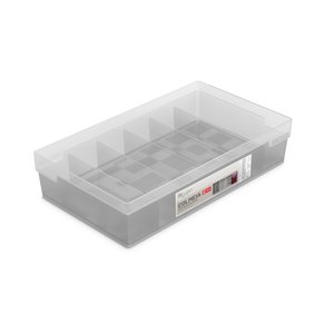 Organizador de Gavetas Armários Plástico Colmeia C80/6 Cristal