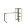 Escrivaninha Mesa Escritório com Estante Alta Estilo Industrial 135cm com 03 Prateleiras Dynamica Yescasa - 2