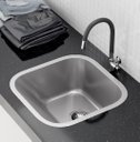 Ver imagem 7 de Tanque 44x44x19,5 Lavanderia Luxo Aço Inox 304