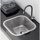 Ver imagem 7 de Tanque 44x44x19,5 Lavanderia Luxo Aço Inox 304
