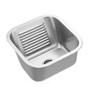 Ver imagem 3 de Tanque 44x44x19,5 Lavanderia Luxo Aço Inox 304