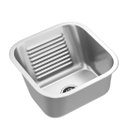 Ver imagem 3 de Tanque 44x44x19,5 Lavanderia Luxo Aço Inox 304