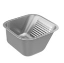 Ver imagem 5 de Tanque 44x44x19,5 Lavanderia Luxo Aço Inox 304
