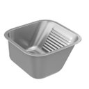 Ver imagem 5 de Tanque 44x44x19,5 Lavanderia Luxo Aço Inox 304