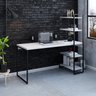 Escrivaninha Mesa Escritório com Estante Alta Estilo Industrial 150cm com 04 Prateleiras Dynamica Yescasa - 7