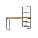 Ver imagem 2 de Escrivaninha Mesa Escritório com Estante Alta Estilo Industrial 150cm com 04 Prateleiras Dynamica Yescasa