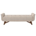 Ver imagem 5 de Puff Recamier 195cm Neville P02 Linho Bege Cru - Mpozenato