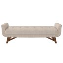 Ver imagem 5 de Puff Recamier 195cm Neville P02 Linho Bege Cru - Mpozenato