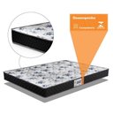 Ver imagem 4 de Colchão Gazin Casal D33 Supreme Preto 138 X 188 X 17
