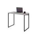 Ver imagem 4 de Escrivaninha Mesa Escritório Estilo Dynamica 90cm Industrial Yescasa Branco Chess E Preto