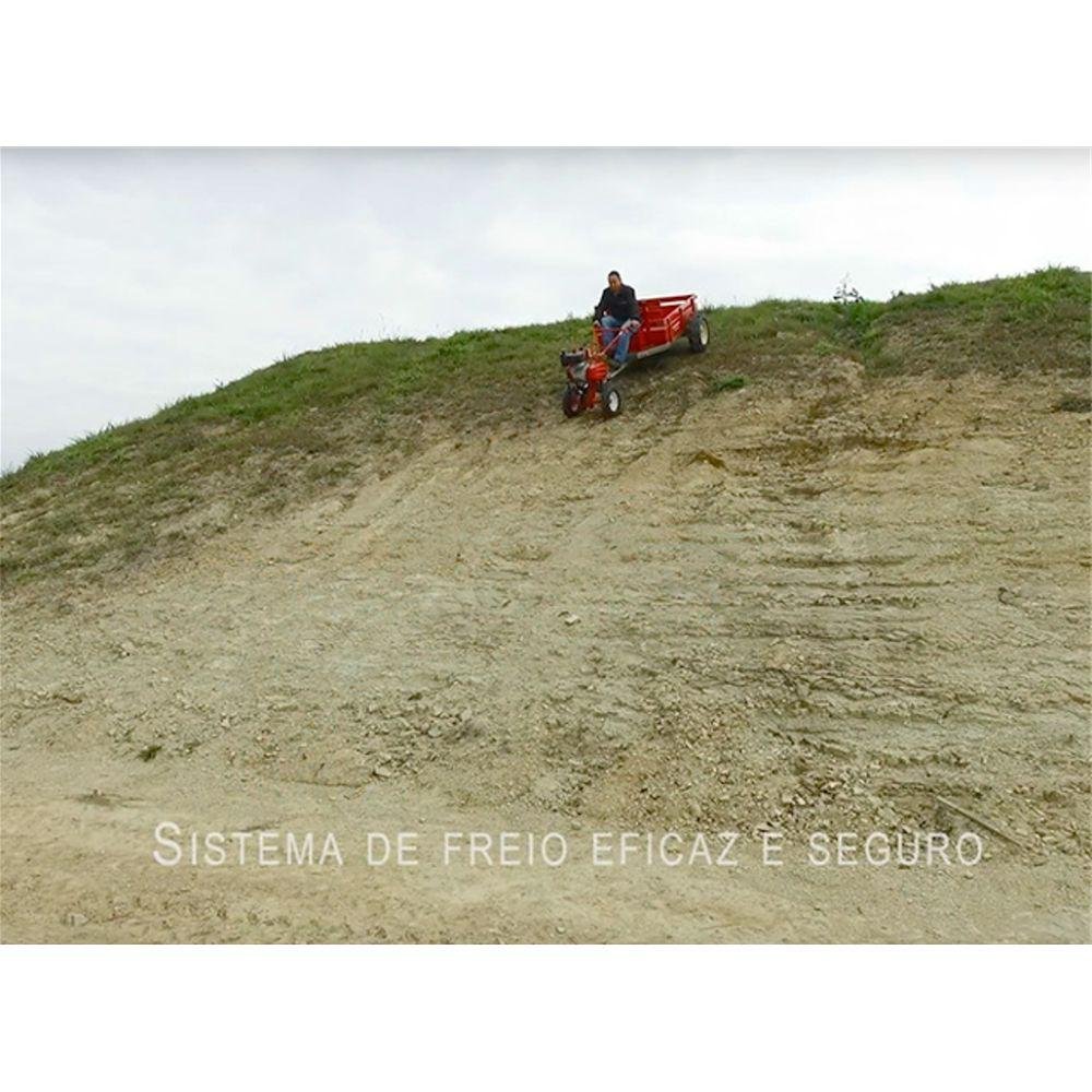 Carreta Fixa Traçada 400t com Pneu para Motocultivador Husqvarna Tf338 - 5