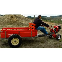 Carreta Fixa Traçada 400t com Pneu para Motocultivador Husqvarna Tf338 - 3