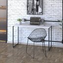 Ver imagem 6 de Escrivaninha Mesa Escritório Estilo Dynamica 120cm Industrial Yescasa Branco Chess e Preto