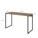 Ver imagem 3 de Escrivaninha Mesa Escritório Estilo Dynamica 120cm Industrial Yescasa Lamina Mel e Preto Marrom