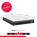 Ver imagem 3 de Colchão Queen Life D33 Pillow Top Preto 17x158x198cm