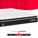 Ver imagem 4 de Colchão Queen Life D33 Pillow Top Preto 17x158x198cm