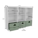 Ver mais imagens de Estante de Nichos com Baús Organizadores Nuvem Scott 100% Mdf Woodcore