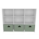 Ver imagem 7 de Estante de Nichos com Baús Organizadores Nuvem Scott 100% Mdf Woodcore