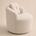 Ver imagem 4 de Poltrona Sala Orgânica Confortável Reforçada Bouclé Quarto