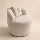 Ver imagem 3 de Poltrona Sala Orgânica Confortável Reforçada Bouclé Quarto