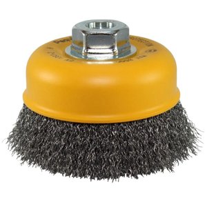 Escova Copo Aço Carbono Lisa M14 60mm 2.3/8 Pol - Pequi