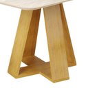 Ver mais imagens de Conjunto Sala de Jantar Mesa 120cm Tampo MDF Pintura Quartzo Kiara com 4 Cadeiras Yasmin