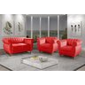 Conjunto Realeza Sofá com Poltronas Chesterfield Decoração - 1