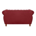 Ver imagem 5 de Conjunto Realeza Sofá com Poltronas Chesterfield Decoração Vermelho Bordô