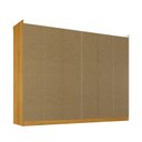 Ver mais imagens de Guarda-Roupa Casal 6 Portas Carnaúba CabeCasa MadeiraOriginals 100% MDF Marrom/Marrome/Off White