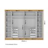 Guarda-Roupa Casal 6 Portas Carnaúba CabeCasa MadeiraMadeira 100% MDF - 3