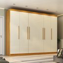 Ver imagem 1 de Guarda-Roupa Casal 6 Portas Carnaúba CabeCasa MadeiraOriginals 100% MDF