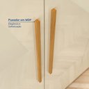 Ver imagem 4 de Guarda-Roupa Casal 6 Portas Carnaúba com Espelho e com Pés CabeCasa MadeiraOriginals 100% MDF Marrom/Marrome/Off White