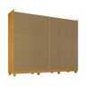Guarda-Roupa Casal 6 Portas Carnaúba com Espelho e com Pés CabeCasa MadeiraMadeira 100% MDF - 9