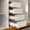 Ver imagem 5 de Guarda-Roupa Casal 6 Portas Carnaúba com Espelho e com Pés CabeCasa MadeiraOriginals 100% MDF Marrom/Marrome/Off White