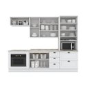Ver imagem 3 de Cozinha Completa 5 Peças 100% Mdf com Balcão de Forno Embutir Americana