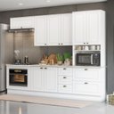 Ver imagem 1 de Cozinha Completa 5 Peças 100% Mdf com Balcão de Forno Embutir Americana
