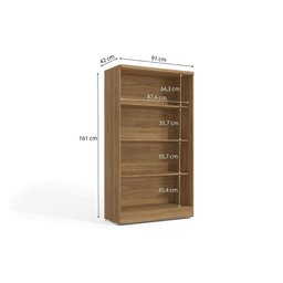 Armário para Escritório Alto 2 Portas com Chave Jd 1013a-it - 3