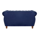 Ver imagem 5 de Conjunto Realeza Sofá com Poltronas Chesterfield Decoração Azul Marinho