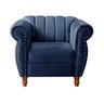 Conjunto Realeza Sofá com Poltronas Chesterfield Decoração - 6