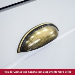 Cozinha Completa 7 Peças 100% Mdf com Tampo Americana - 8