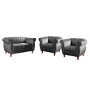 Ver imagem 2 de Conjunto Realeza Sofá com Poltronas Chesterfield Decoração
