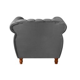 Conjunto Realeza Sofá com Poltronas Chesterfield Decoração - 7