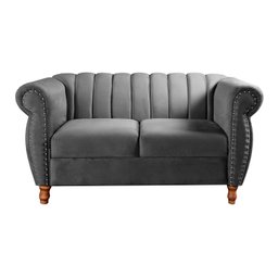 Conjunto Realeza Sofá com Poltronas Chesterfield Decoração - 4