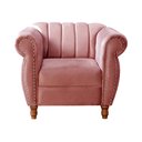 Ver imagem 6 de Conjunto Realeza Sofá com Poltronas Chesterfield Decoração Rosa