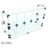 Baleiro de Vidro Expositor - 0,60 x 0,30 x 0,15m - 3