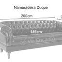 Ver imagem 2 de Namoradeira Chest 3 Lugares Duque Courano