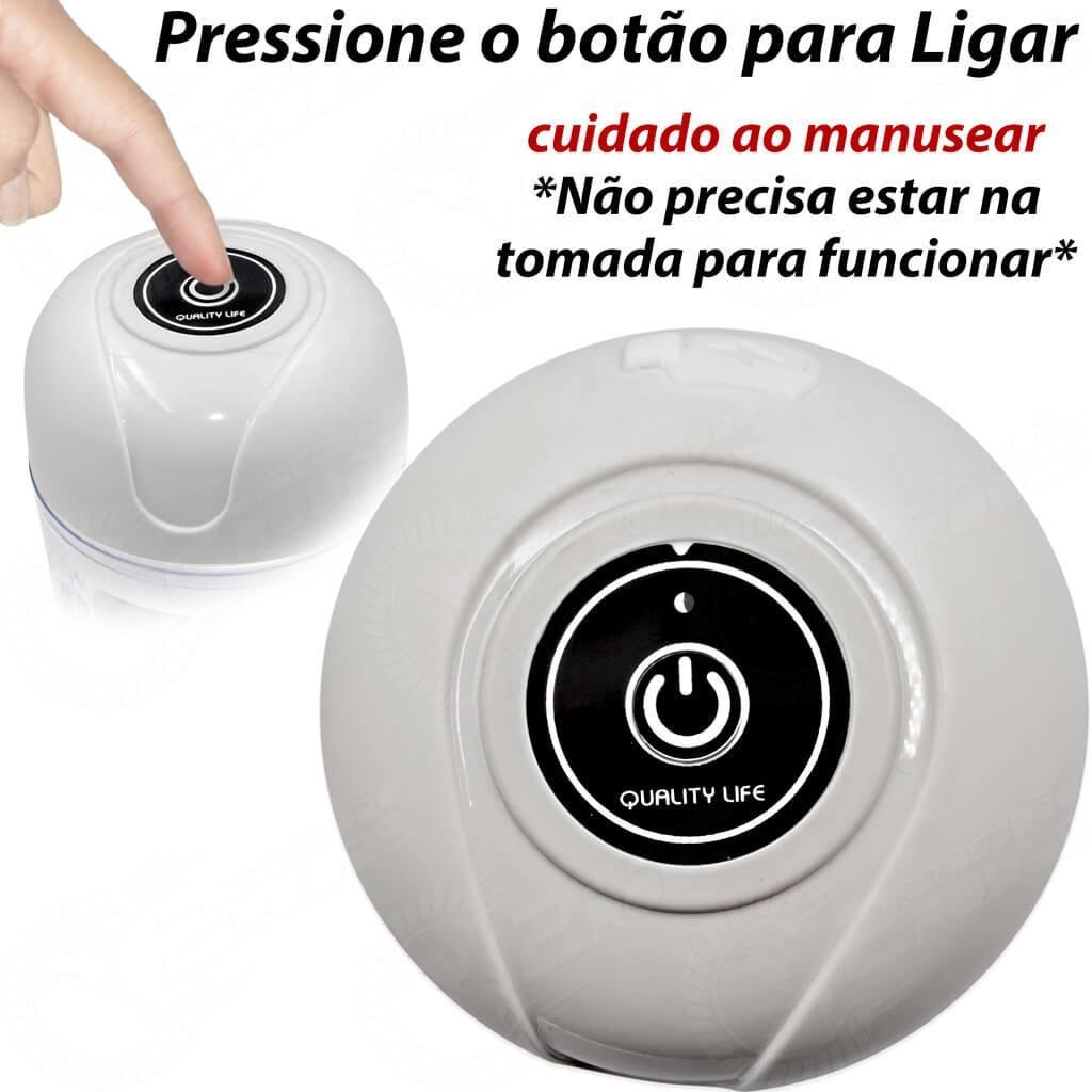 Mini Processador Triturador Alimentos Elétrico Potente Usb - 6