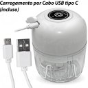 Ver imagem 7 de Mini Processador Triturador Alimentos Elétrico Potente Usb